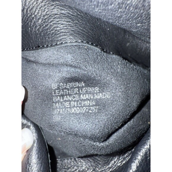 B Makowsky Leather Over The Knee Fold over Black Boots Sz 9 Inside Zip Soft ?Vtg - Picture 3 of 7